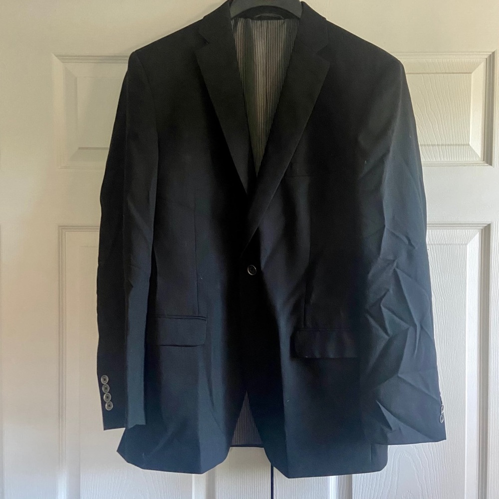 Calvin Klein Black Suit Jacket 43R